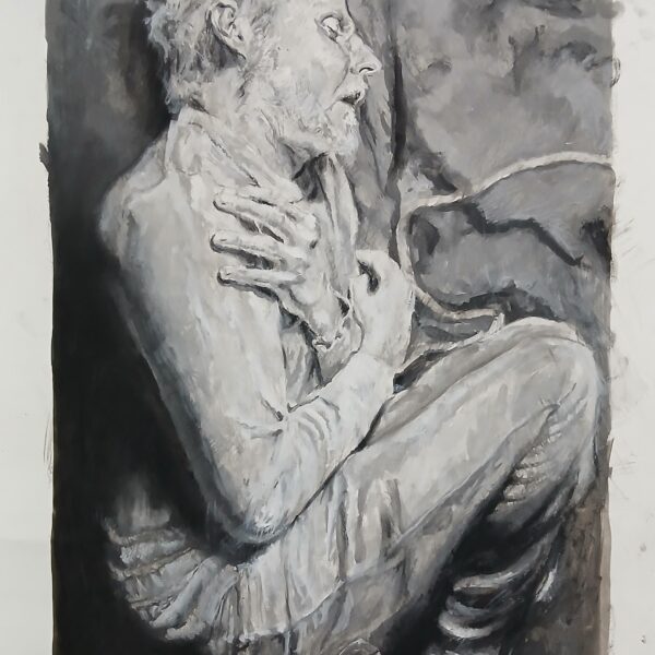 Jonah in the Belly of the Whale Sketch III 600x600